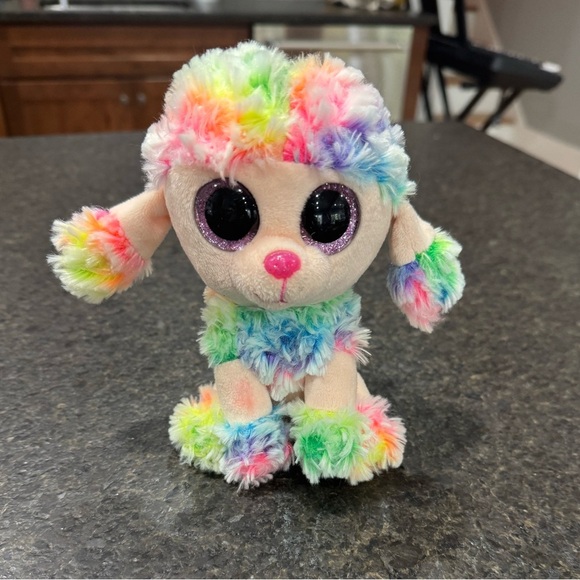 Ty Rainbow Poodle - Picture 1 of 4